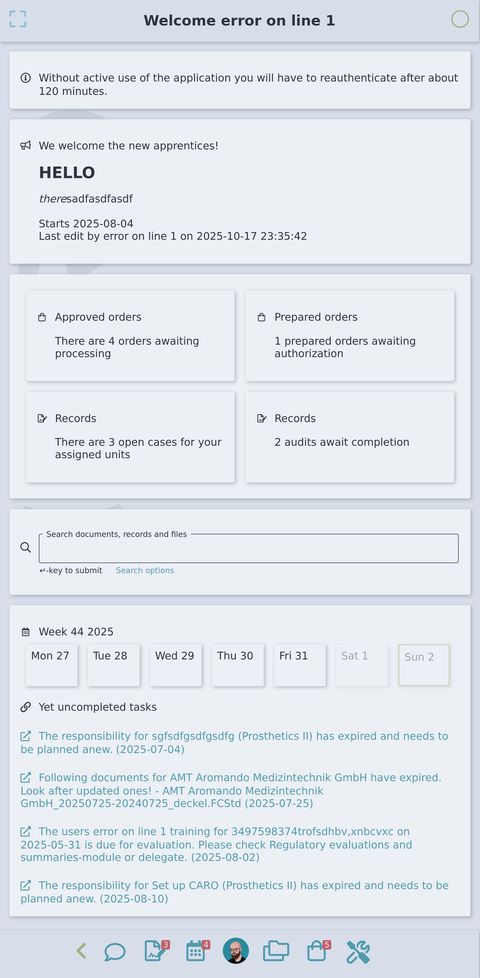 dashboard screenshot