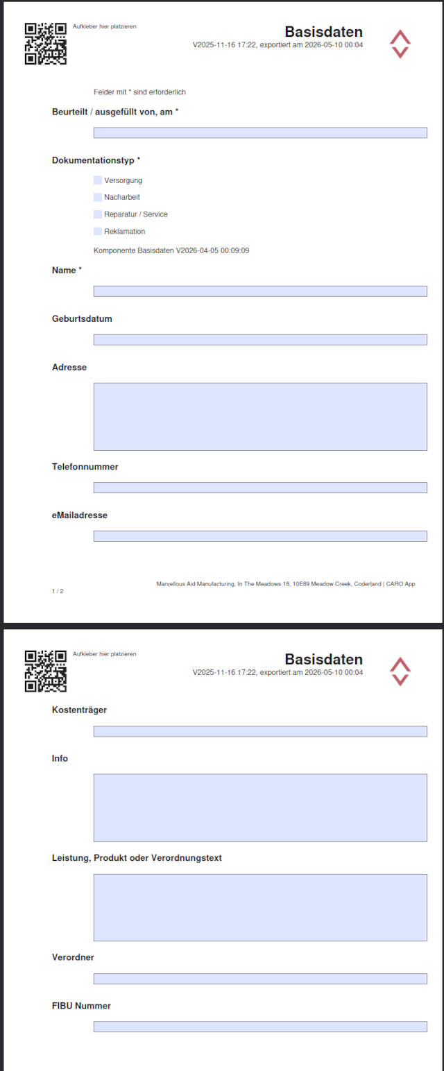 exported document