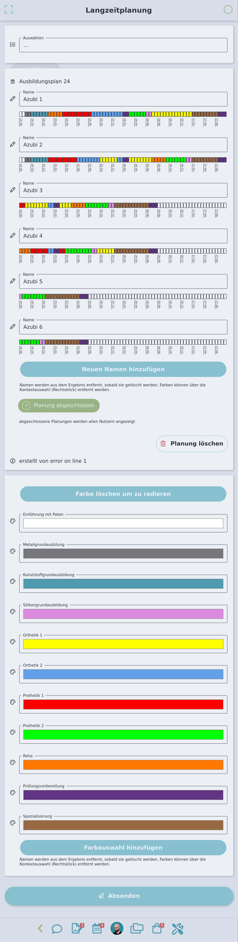 sample longterm planning