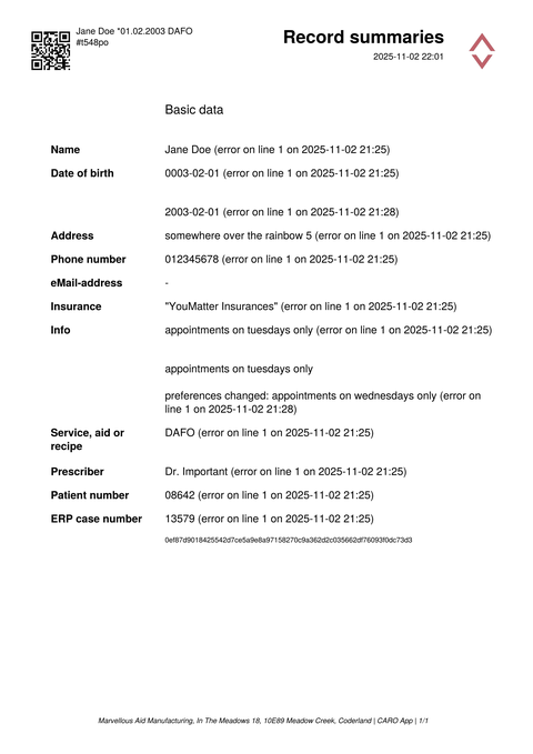 exported full record